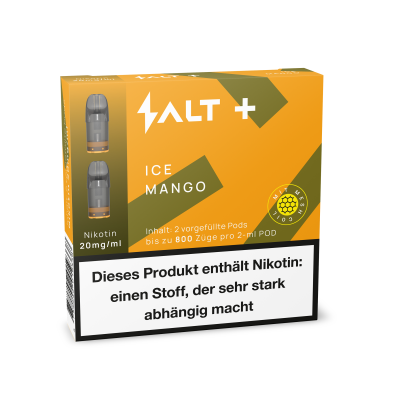 Salt+ Pod - Ice Mango - 2er Pack