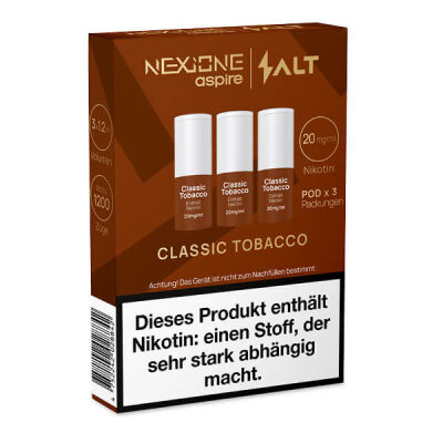 Salt NEXIONE Pod - Classic Tobacco - 3er Pack