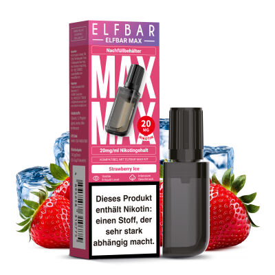 Elfbar MAX Pod - Strawberry Ice - 10ml