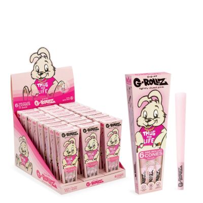 G-Rollz | Cones Banksy Graffiti Thug for Life Pink (24x)