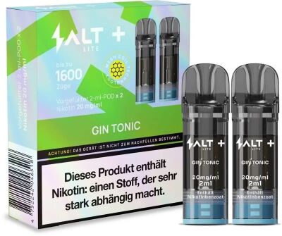 SALT Plus Lite - Gin Tonic - 2er Pack *NEU*