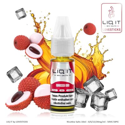 LIQ IT - Nic Salts - Lychee Ice - 20mg/ml