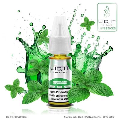 LIQ IT - Nic Salts - Pepper Mint - 20mg/ml
