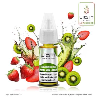 LIQ IT - Nic Salts - Strawberry Kiwi - 20mg/ml