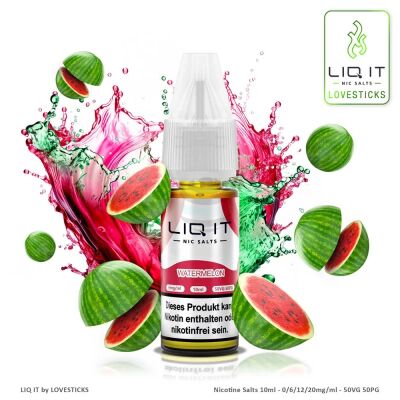 LIQ IT - Nic Salts - Watermelon - 20mg/ml