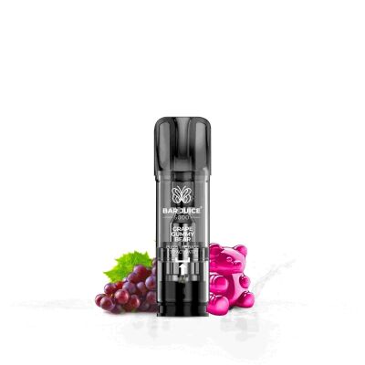Bar Juice Pod Grape Gummy Bear - 2er Pack
