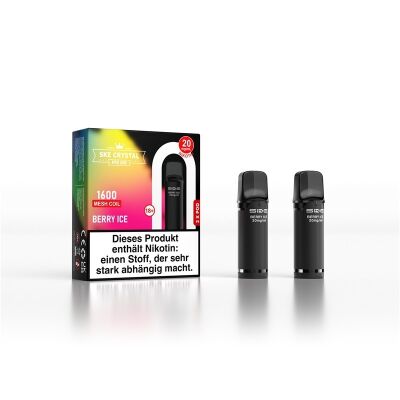 SKE Crystal 800 Pro - Berry Ice - 2er Pack