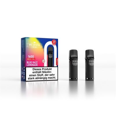 SKE Crystal 800 Pro - Blue Razz Lemonade - 2er Pack