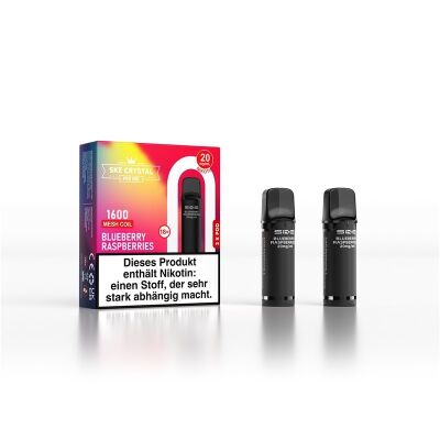 SKE Crystal 800 Pro - Blueberry Raspberries - 2er Pack