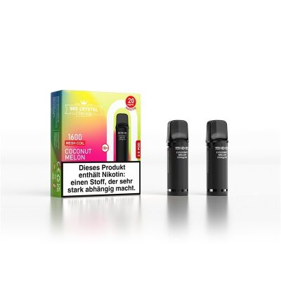SKE Crystal 800 Pro - Coconut Melon - 2er Pack