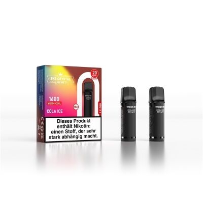 SKE Crystal 800 Pro - Cola Ice - 2er Pack