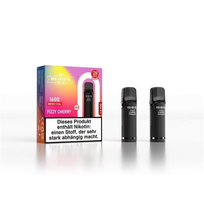 SKE Crystal 800 Pro - Fizzy Cherry - 2er Pack