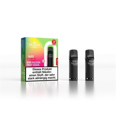 SKE Crystal 800 Pro - Kiwi Passion Fruit Guava - 2er Pack