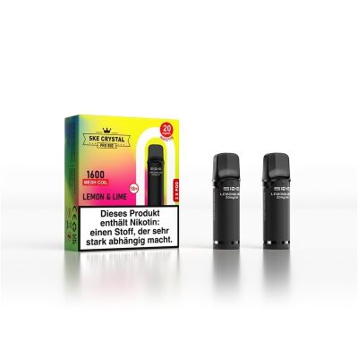 SKE Crystal 800 Pro - Lemon & Lime - 2er Pack