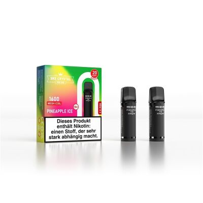 SKE Crystal 800 Pro - Pineapple Ice - 2er Pack