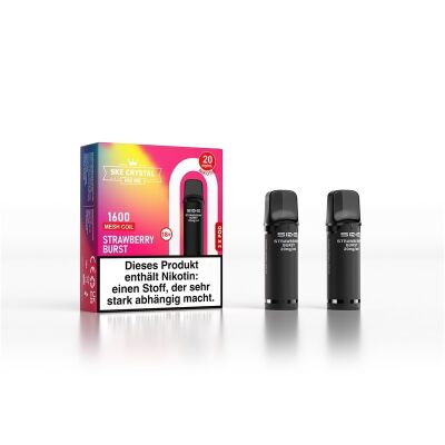 SKE Crystal 800 Pro - Strawberry Burst - 2er Pack