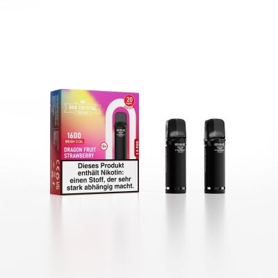 SKE Crystal 800 Pro - Dragonfruit Strawberry - 2er Pack