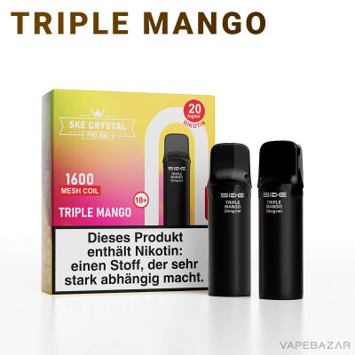 SKE Crystal 800 Pro - Triple Mango - 2er Pack *NEU*