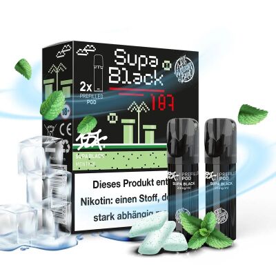 187 Pod (2x) (kompatibel) - Supa Black