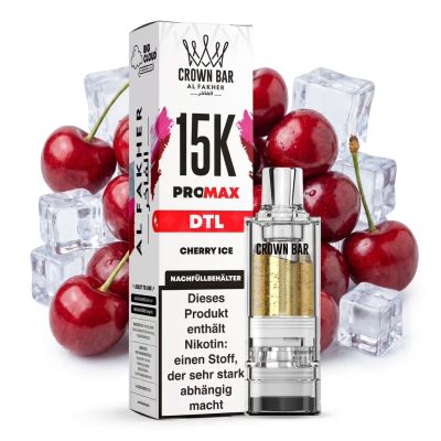 AL Fakher - Pro Max 15K Pod 10ml - Cherry Ice - DTL