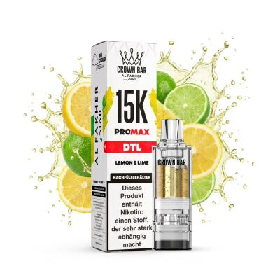 AL Fakher - Pro Max 15K Pod 10ml - Lemon & Lime - DTL