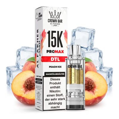 AL Fakher - Pro Max 15K Pod 10ml - Peach Ice - DTL