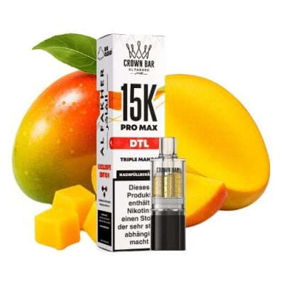 AL Fakher - Pro Max 15K Pod 10ml - Triple Mango - DTL