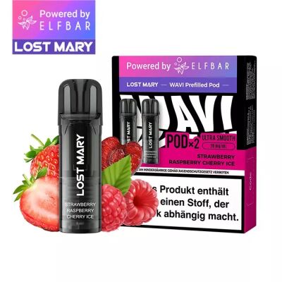 Lost Mary WAVI - Strawberry Raspberry Cherry Ice - 2er Pack