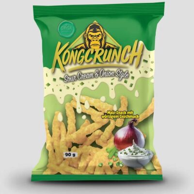 Kongcrunch Sourcream & Onion 90g – cremig-würzig mit feiner Zwiebelnote