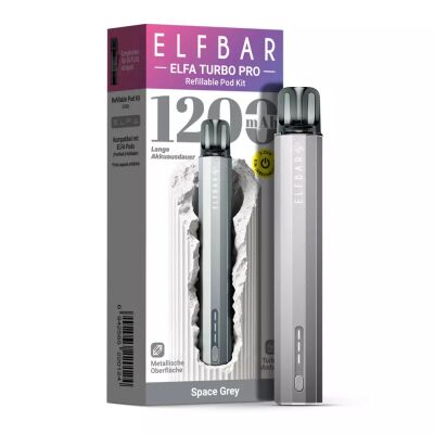 Elfbar - Elfa Turbo Pro Space Grey