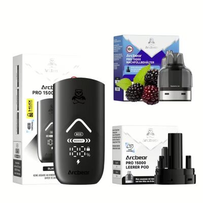 Arcbear Pro 15000 - Blackberry Ice - Starter Kit