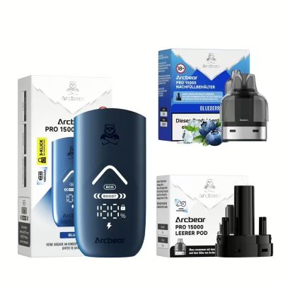 Arcbear Pro 15000 - Blueberry Ice - Starter Kit