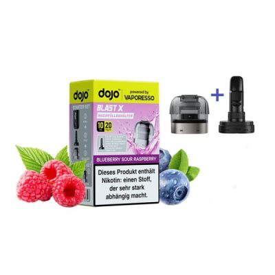 Dojo Blast X - Blueberry Sour Raspberry - 10ml Kit