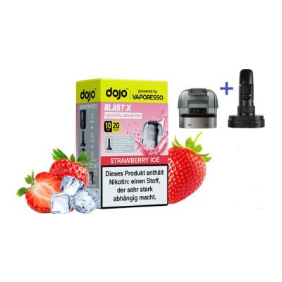 Dojo Blast X - Strawberry Ice - 10ml Kit